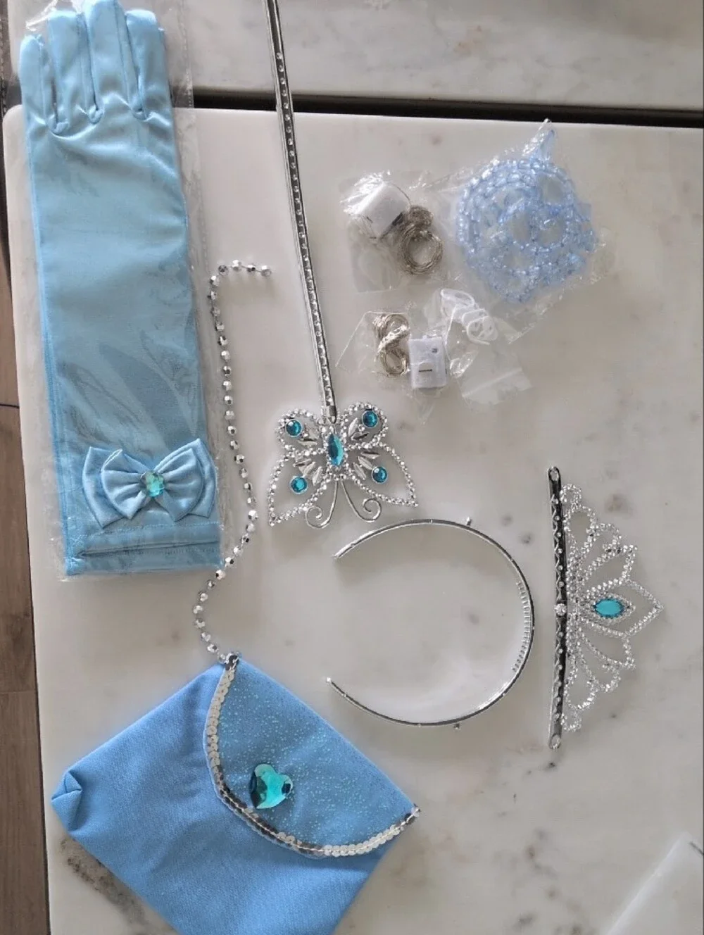 Light Blue Princess Costume Dress 4T
